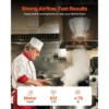 Commercial Kitchen Exhaust Fan, 612, CFM, 0.25HP, 180W - view 4