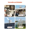 Commercial Kitchen Exhaust Fan, 612, CFM, 0.25HP, 180W - view 6