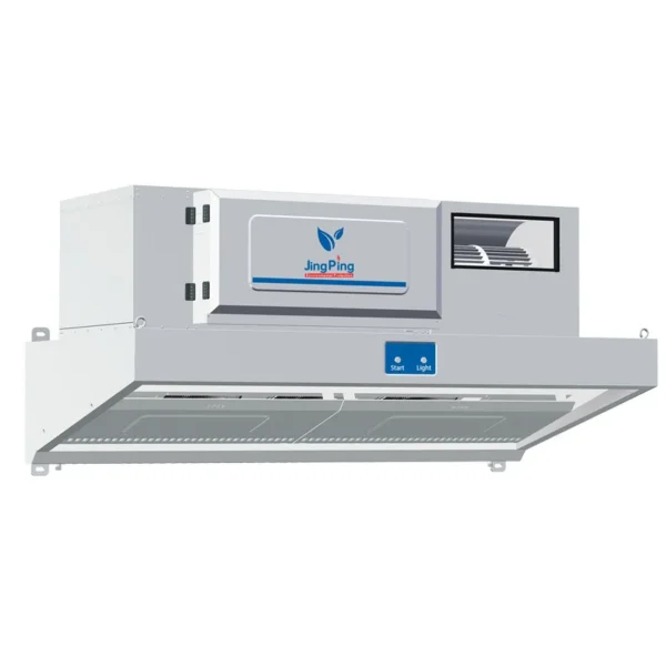 Commercial Kitchen Extractor, Wall, Stainless, Steel, LED
