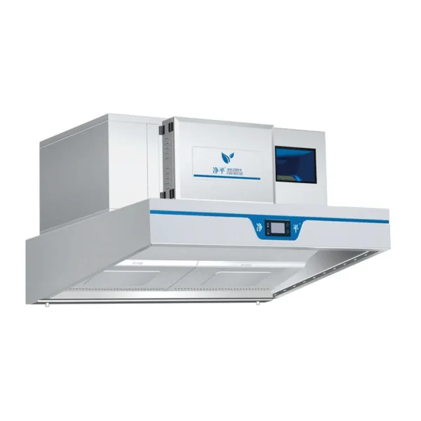 Commercial Kitchen Extractor, Wall, Stainless, Steel, LED - view 2