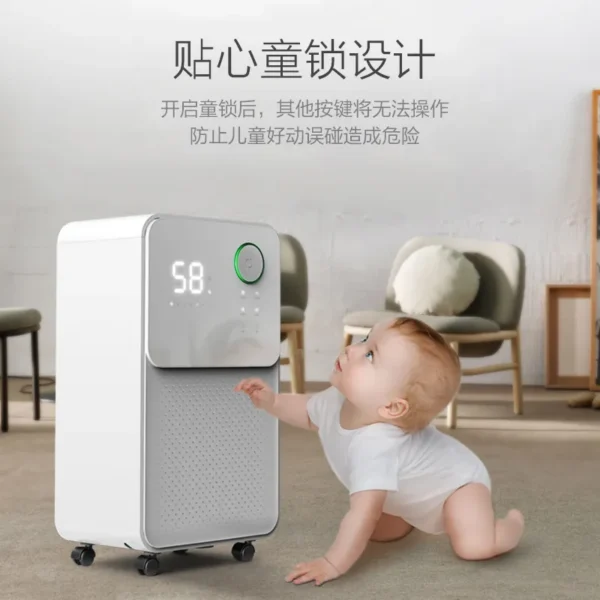 Commercial Mini Dehumidifier, Portable, 12l, 20l, Plastic - view 5