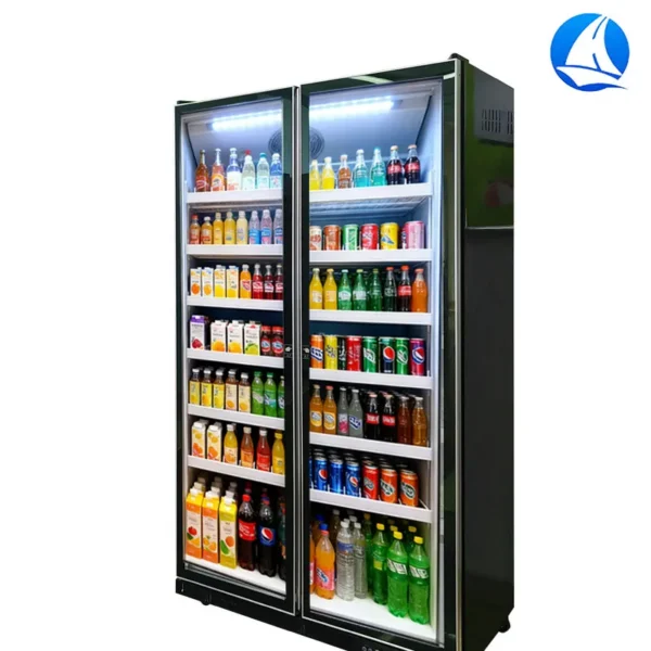 Commercial Upright Beverage Cooler, 110 V, Glass Door - view 4