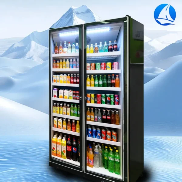 Commercial Upright Beverage Cooler, 110 V, Glass Door - view 5