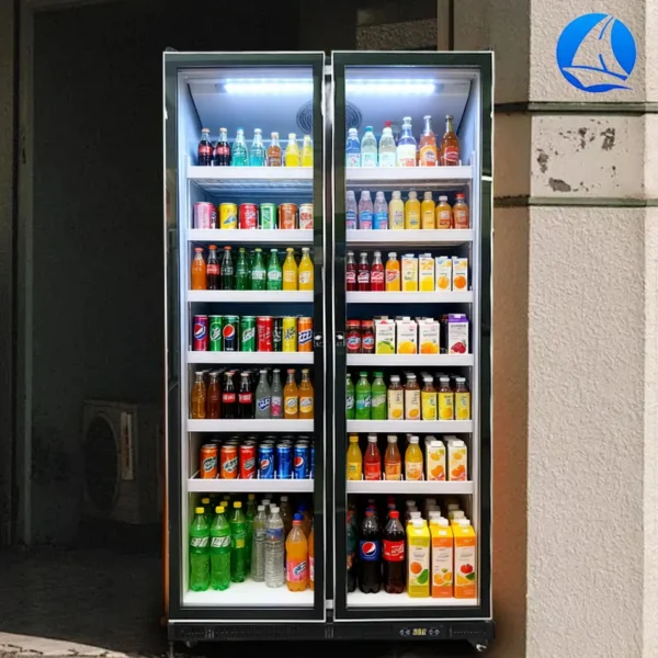 Commercial Upright Beverage Cooler, 110 V, Glass Door - view 6