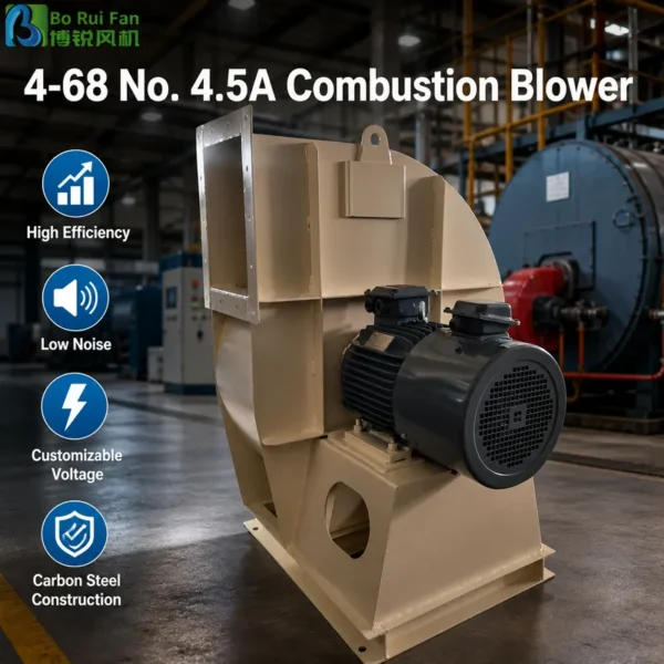 Compact Centrifugal Combustion Fan, 220 V, Corded Electric