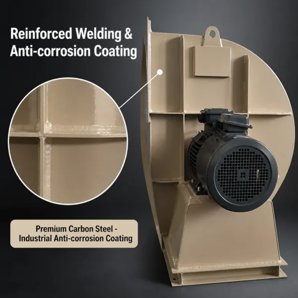 Compact Centrifugal Combustion Fan, 220 V, Corded Electric - view 3