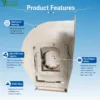 Compact Centrifugal Combustion Fan, 220 V, Corded Electric - view 5
