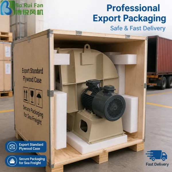 Compact Centrifugal Combustion Fan, 220 V, Corded Electric - view 6