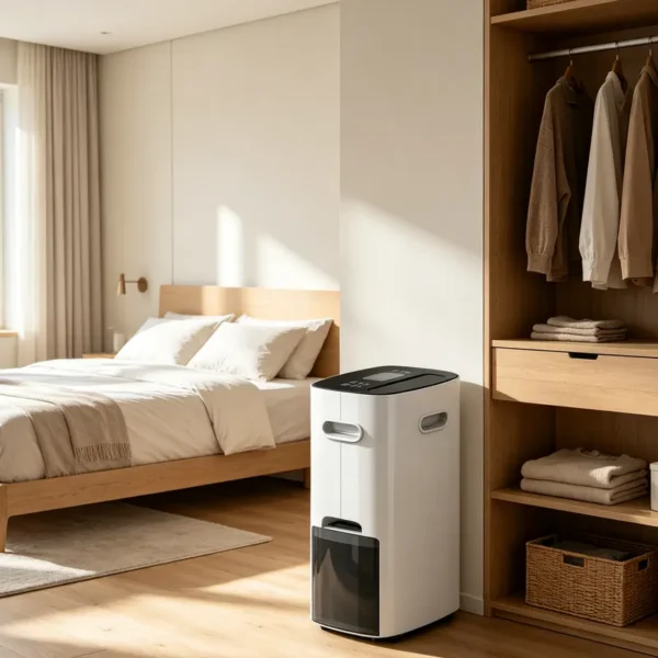 Compact Portable Refrigerative Dehumidifier, LED