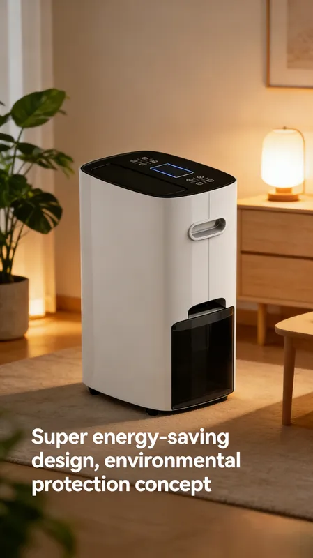 Compact Portable Refrigerative Dehumidifier, LED - view 3