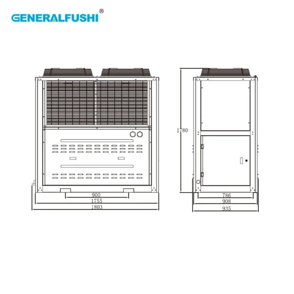 Compression Condensing Parallel Unit, GENERALFUSHI, Scroll - view 4