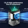 Compressor, 12L/D, R290, 220V, Portable - view 3