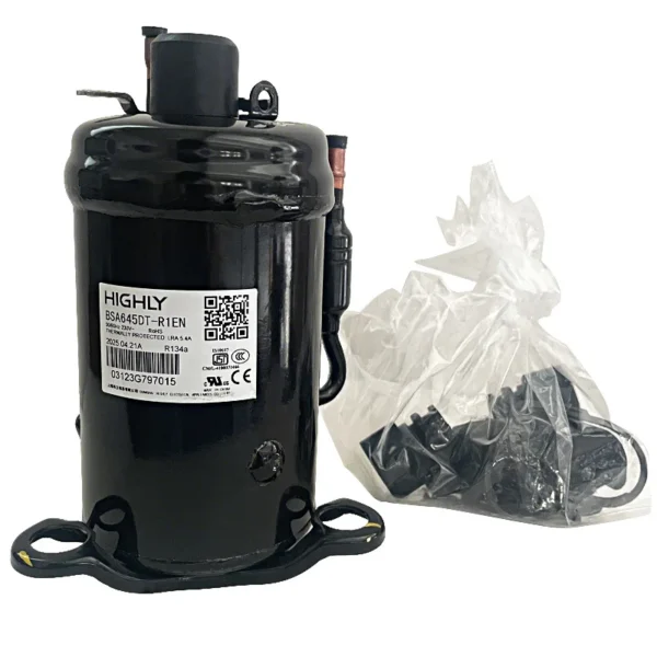 Compressor, Copper, R134a, BSA645DT-R1EN, Hermetic - view 4