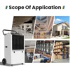 Compressor, SHIDA, 90L, 1450W, Portable - view 3