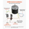 Condenser, 1/5HP, 1075/900RPM, 208, 230V - view 5