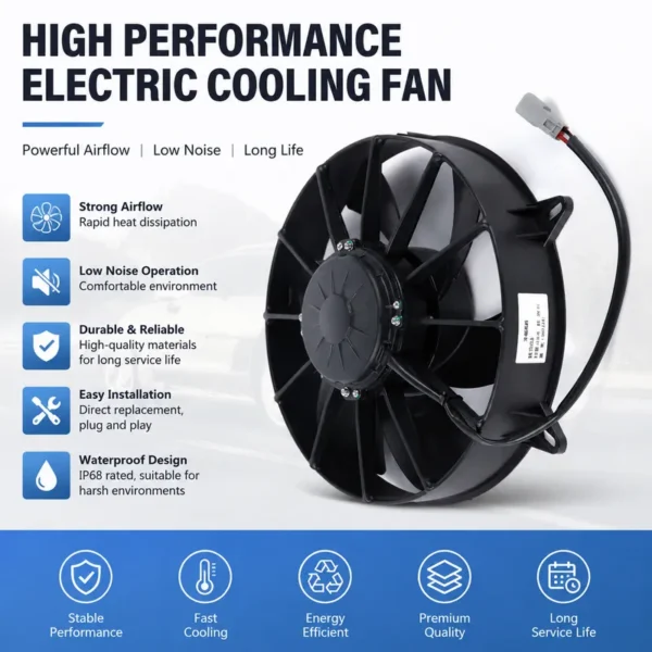 Condenser, 24V, 500W, Axial - view 5