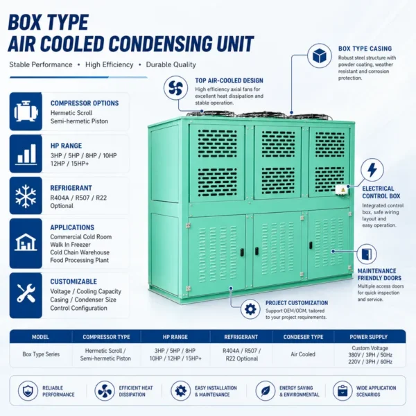Condensing Unit, 10HP, 220 V, R-404A - view 2