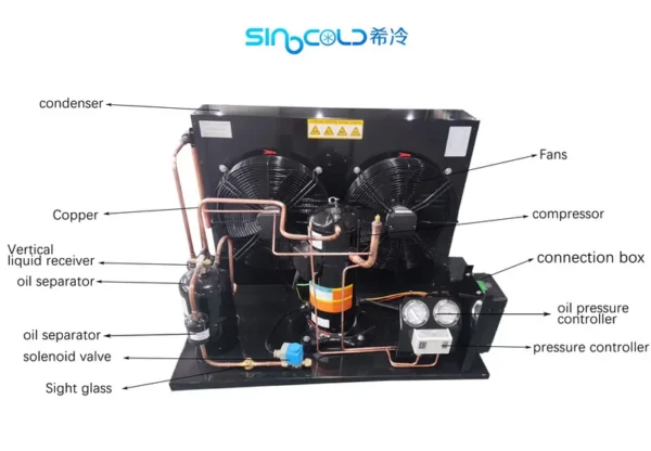 Condensing Unit, 2-10HP, SCYHF06, 5HP, YM86E7G-100 - view 6