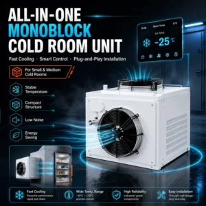 Condensing Unit, 220 V, 500, Stainless Steel 304, R-404A, HJSN