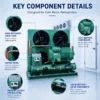 Condensing Unit, 3.75kW, Scroll, 20C, 10C - view 4