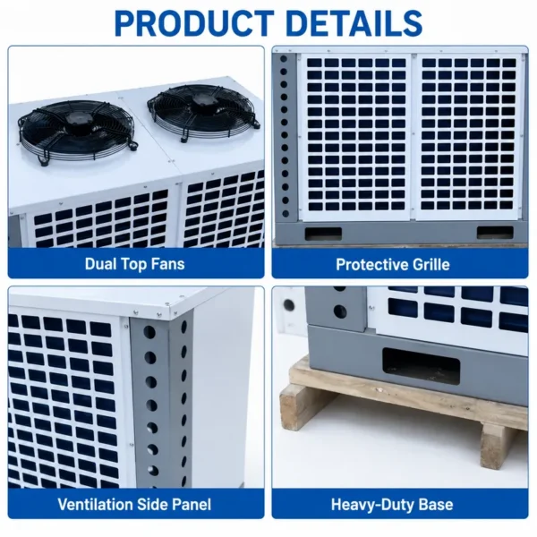 Condensing Unit, R22, R404A, 3HP, 5HP - view 3