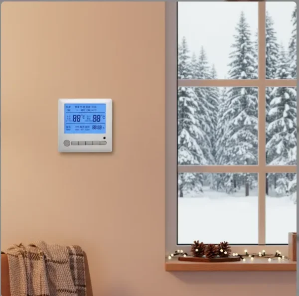 Conditioning Smart Thermostat Fan, 86-Type, LCD, ABS - view 2