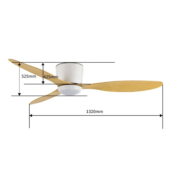 Control Led Ceiling Fan, JS-3038D - view 2