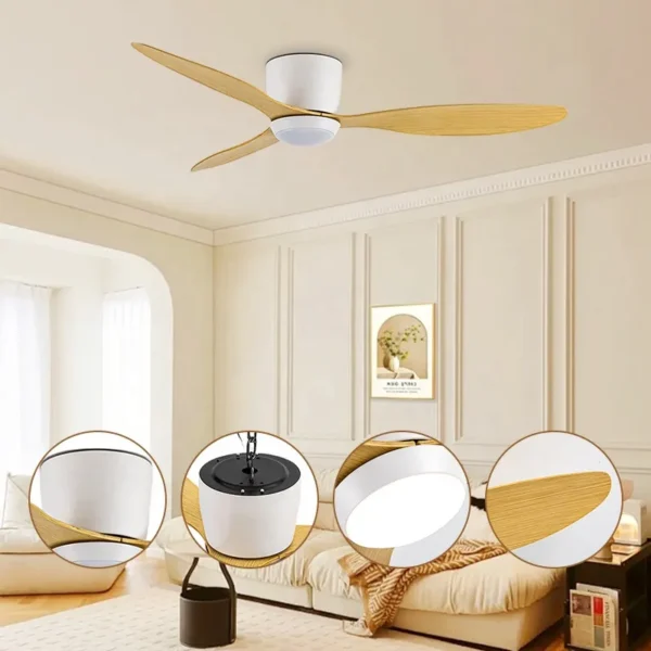 Control Led Ceiling Fan, JS-3038D - view 6