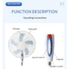 Control Plastic Electric Fan, 45W - view 2