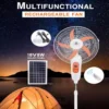 Control Solar Rechargeable Fan, LED, 18W, plastic - view 6