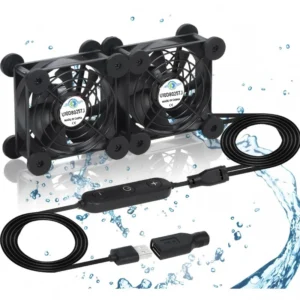 Control Square Dual Fan, 80mm, 10-Speed