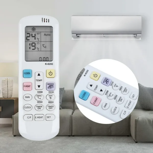 Control Universal Air Conditioner, LCD, ABS, HH-KT015 - view 2