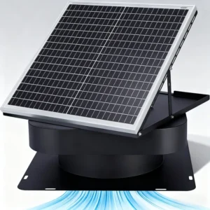 Controllerfree, 40W, Solar, Roof, 5-Blade