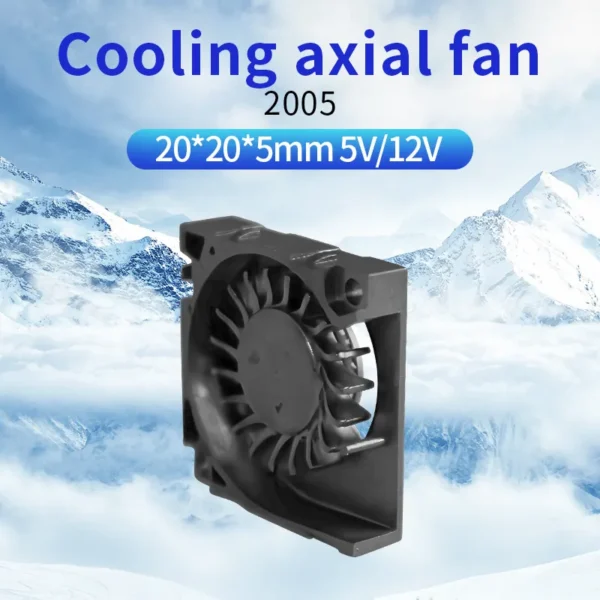 Cooling Blower, 12000RPM, 5V, 20x20x5mm - view 4