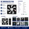 Cooling Fan, 120x120x25mm, Plastic, Axial - view 4