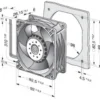 Cooling Fan, 12V, 48V, DC24V, 1.2A - view 3