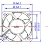 Cooling Fan, 50x50x20mm, 12V, 4000rpm-7200rpm, Brushless - view 2
