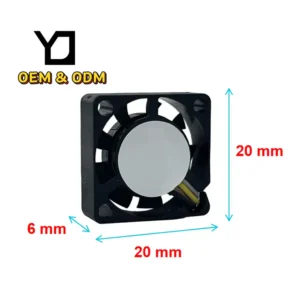 Cooling Fan, 5V, 0.08A, 20x20x06mm, Brushless