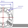 Cooling Fan, 5V, 0.08A, 20x20x06mm, Brushless - view 2