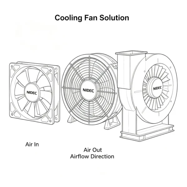 Cooling Fan, 5V, 12V, 48V, 24V - view 2