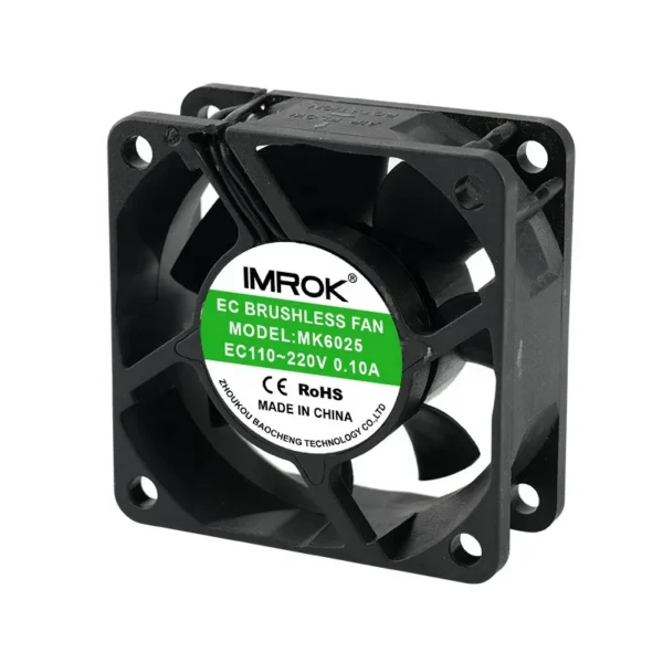Cooling Fan, 60x60x25mm, 110V, 120V, 220V - view 4