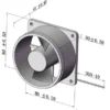 Cooling Fan, 8041, 28V, IP55/IP68, Waterproof - view 3