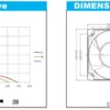 Cooling Fan, 85V~230V, Axial, 150x150x50mm, 15050mm - view 2
