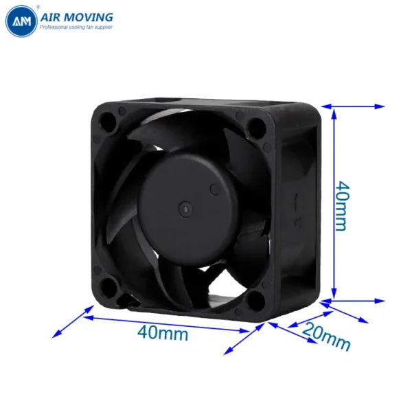 Cooling Fan, AM4020H12B, 5V/12V/24V, 40x40x20mm, Plastic - view 4
