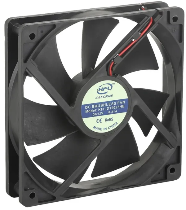 Cooling Fan, Brushless, 120mm, 5inch, 12025 - view 4