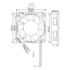 Cooling Fan, Brushless, 12V, 24V, 60mm - view 6