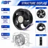 Cooling Fan, Brushless, 6318/2HPR, 48V, 32W - view 3