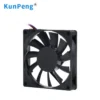 Cooling Fan, Brushless, Axial, 8CM, 8x8x1.5CM - view 4
