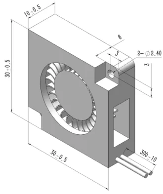 Cooling Fan, FREE, 3010mm, 24V, 8500RPM - view 3