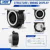Cooling Fan, K3G200-AG16-13, 230V, 195-277VAC, 450W - view 6